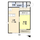 1LDKの間取り