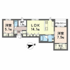2SLDKの間取り