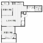 2LDKの間取り