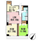 2SLDKの間取り