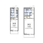 1Kの間取り