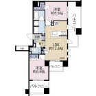 2LDKの間取り