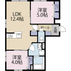2LDKの間取り