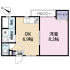 1DKの間取り