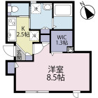 1Kの間取り