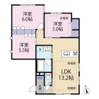 3LDKの間取り