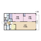 2LDKの間取り
