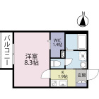 1Kの間取り
