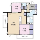 2LDKの間取り