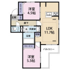 2LDKの間取り
