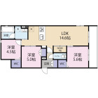 3LDKの間取り