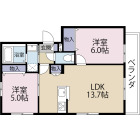 2LDKの間取り