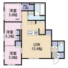 3LDKの間取り