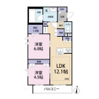 2LDKの間取り