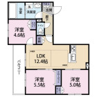 3LDKの間取り