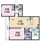 2LDKの間取り