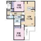2LDKの間取り