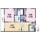 2LDKの間取り