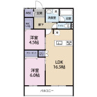 2LDKの間取り