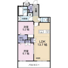 2LDKの間取り