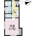 1Kの間取り
