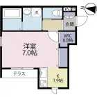 1Kの間取り