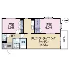 2LDKの間取り