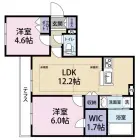 2LDKの間取り