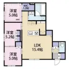 3LDKの間取り