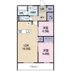 2LDKの間取り