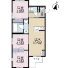 3LDKの間取り