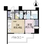1DKの間取り