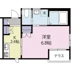 1Kの間取り
