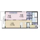 2LDKの間取り