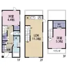 2LDKの間取り