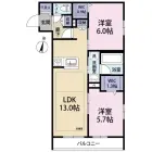 2LDKの間取り