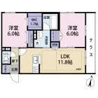 2LDKの間取り