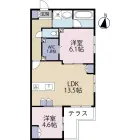 2LDKの間取り