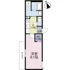 1Kの間取り