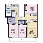 3LDKの間取り