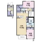 2LDKの間取り