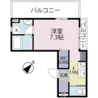 1Kの間取り