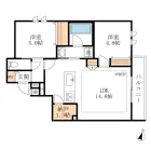 2LDKの間取り