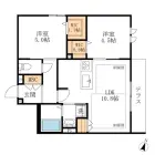 2LDKの間取り