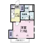 1Kの間取り