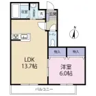 1LDKの間取り