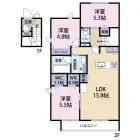 3LDKの間取り