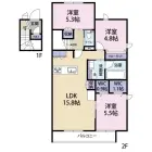 3LDKの間取り