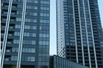 シティタワーズ豊洲ザ・ツインノースタワーの外観