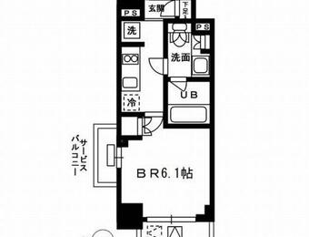 新品家具付きマンション新宿10